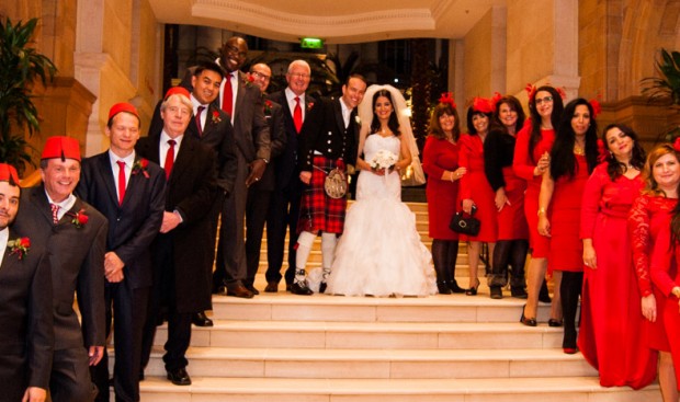 عقدت قرانها في قاعة شهيرة في لندن.. زواج سناء موزيان (صور)