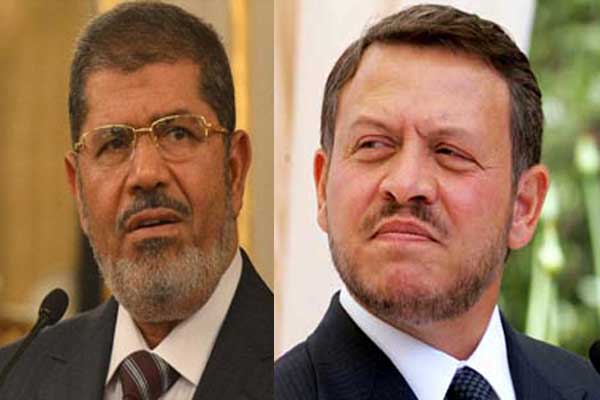 ملك الأردن: محمد مرسي ليس لديه أي عمق وأنا لا أحتاج زبيبة لأثبت أنني أصلي