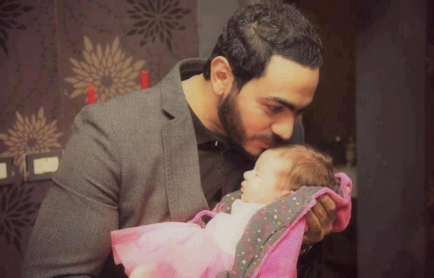ابنة تامر حسني والمغربية بسمة بوسيل.. مبروك الزيادة (صور)