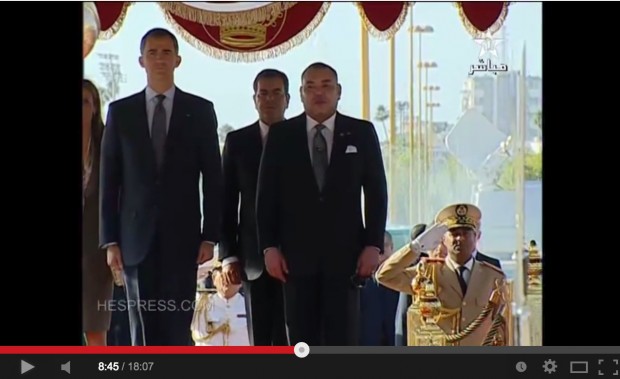 بالفيديو.. استقبال ملك إسبانيا