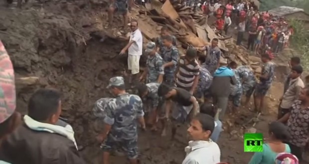 نيبال.. ارتفاع حصيلة قتلى الانهيار الأرضي إلى 36 قتيلا (فيديو)