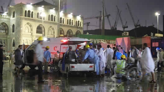 سفارة المغرب في السعودية: مغربي بين ضحايا سقوط رافعة في الحرم المكي