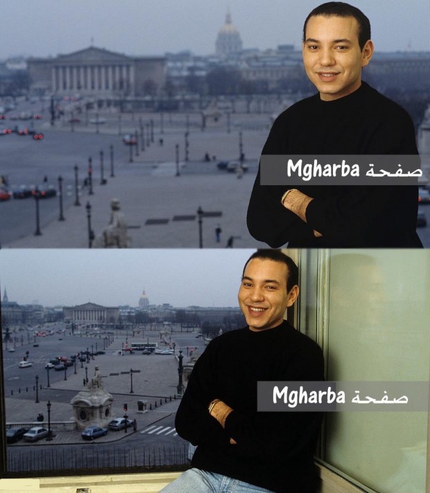 صورة في باريس.. الملك محمد السادس قبل 22 عاما