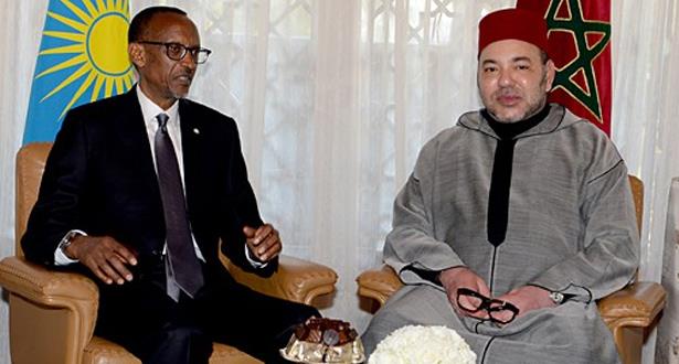 رواندا.. مباحثات بين الملك والرئيس كاغامي