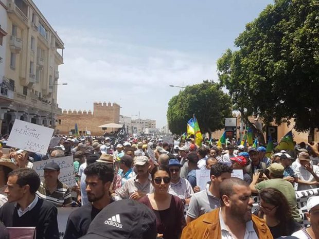 هادي على رقبة لاماب: عدد المشاركين في مسيرة الرباط ما بين 12 و15 ألف!!