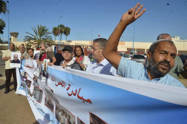 أمام سجن عكاشة/ كازا.. وقفة احتجاجية لعائلات معتقلي الحسيمة