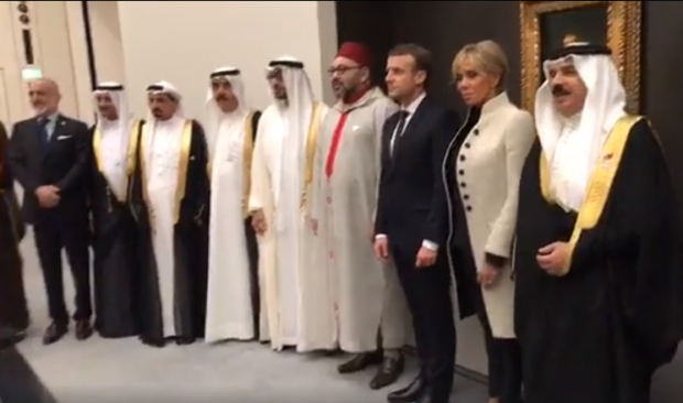 بالصور والفيديو.. الملك في افتتاح لوفر أبو ظبي