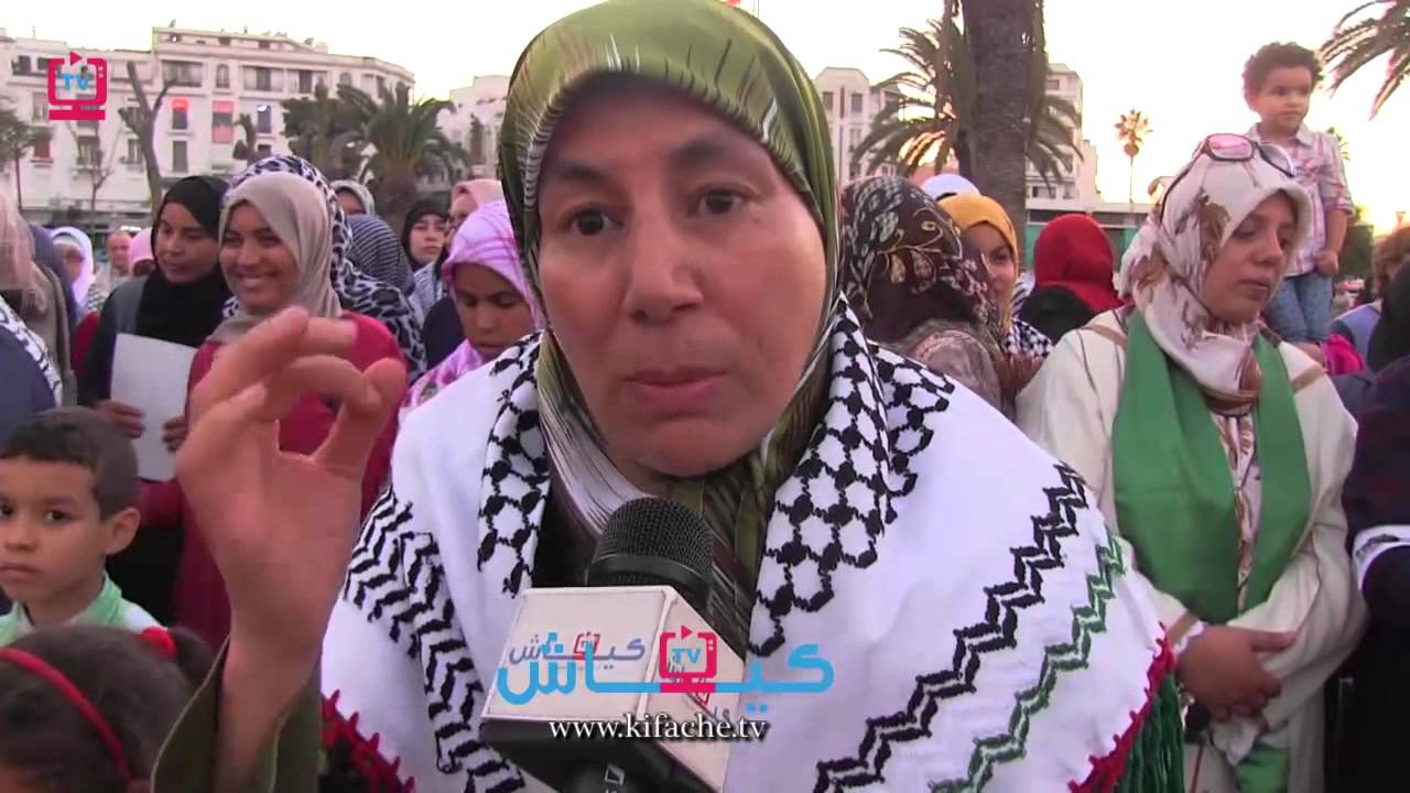 لمساندة الشعب الفلسطيني.. مغاربة يحرقون العلم الإسرائيلي ...