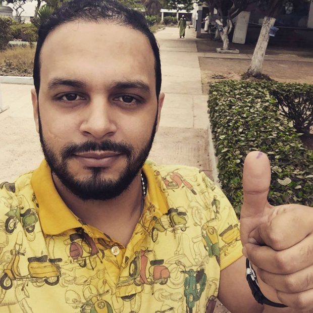 هيثم مفتاح بعد التصويت: اللي غشني الله يأخد فيه الحق!!