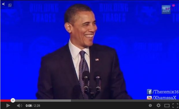 روميكس مغربي.. أوباما يغني happy