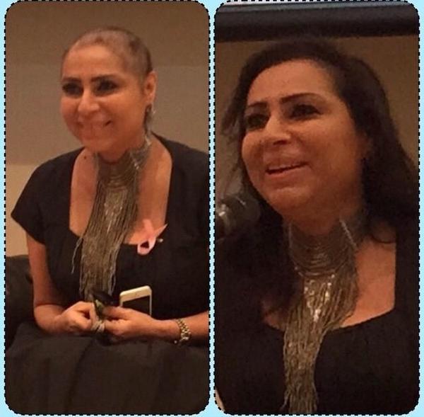تضامنا مع مرضى السرطان.. فنانة كويتية تحلق شعرها
