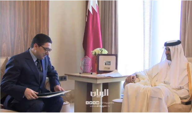 الدوحة.. بوريطة وبوسعيد يسلمان رسالة من الملك إلى أمير دولة قطر