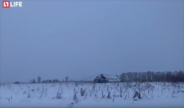 بالفيديو… تحطم طائرة روسية ومقتل كل ركابها