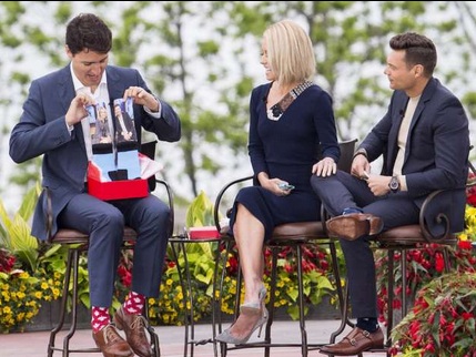 بالصور.. تقاشْر رئيس وزراء كندا تثير انتباه العالم!