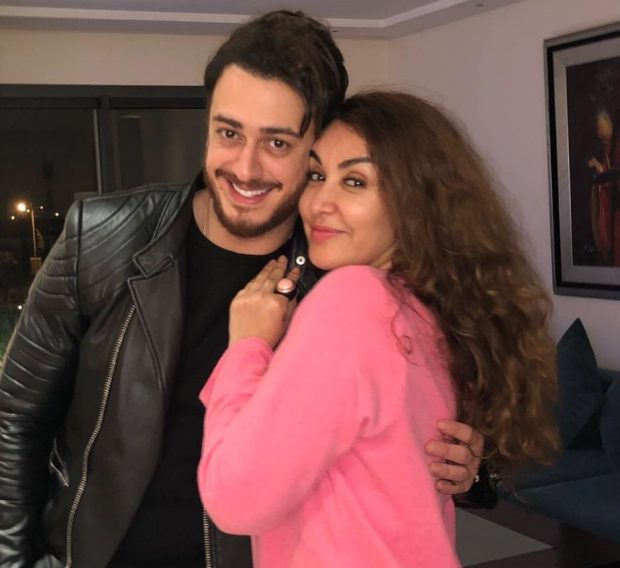 بعد عودته إلى المغرب.. سعد لمجرد رفقة الفنانة حكمت