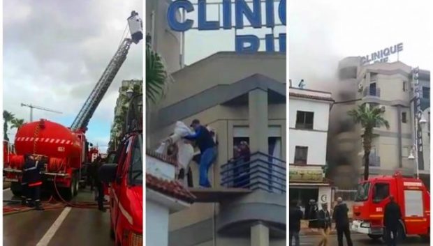 حريق مصحة في تطوان.. 47 شخصا في مستشفى سانية الرمل