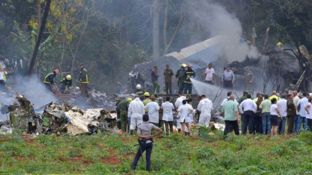 بالفيديو.. مقتل أكثر من مائة شخص في تحطم طائرة في كوبا