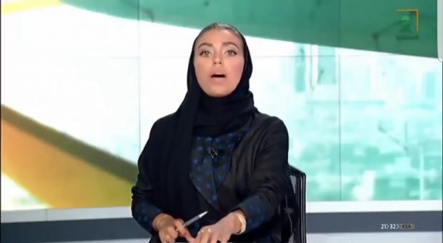وئام الدخيل.. أول امرأة تقدم الأخبار على القناة السعودية الأولى