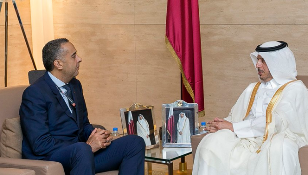 بالصور.. أمير قطر يستقبل عبد اللطيف الحموشي