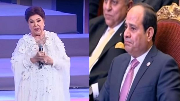 بالفيديو من مصر.. عبد الفتاح السيسي يُبكي الممثلة رجاء الجداوي