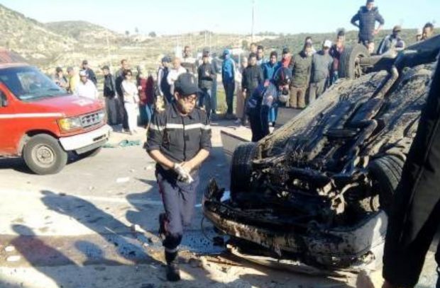 أكادير.. مقتل 3 أشخاص في انقلاب سيارة في منعرجات أوفلا