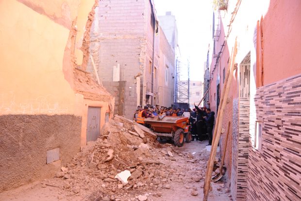 مراكش.. انهيار منزل في المدينة العتيقة (صور)