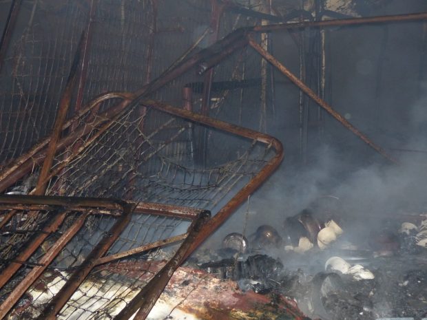 بالصور من آسفي.. حريق كبير يلتهم سوق كاوكي