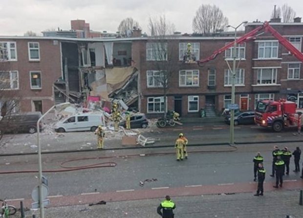 انهيار منازل وسقوط ضحايا.. انفجار عنيف يهز لاهاي الهولندية