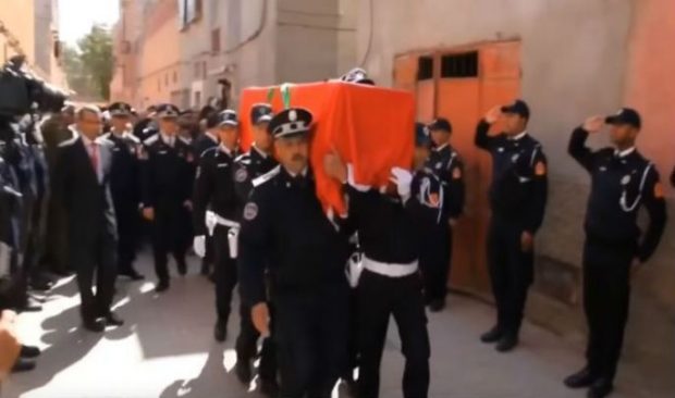 بالصور من مراكش.. جنازة مهيبة للشرطية الحامل التي قضت في حادثة سير