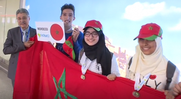 مطار محمد الخامس/ كازا.. استقبال التلاميذ المغاربة المتفوقين في الأولمبياد الإفريقية للرياضيات (صور)