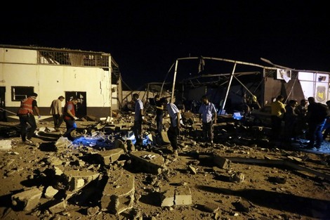تفجير مركز للمهاجرين غير النظاميين في ليبيا.. 8 مغاربة ضمن المصابين 