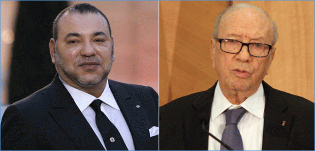 إثر مغادرته المستشفى.. الملك يهنئ الرئيس التونسي
