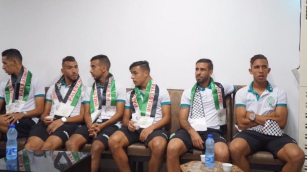 كأس محمد السادس للأندية الأبطال.. بعثة الرجاء وصلات لفلسطين (صور)
