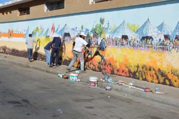سلا مدينة الجداريات.. منظمة تطلق مبادرة لتزيين المدينة (صور)