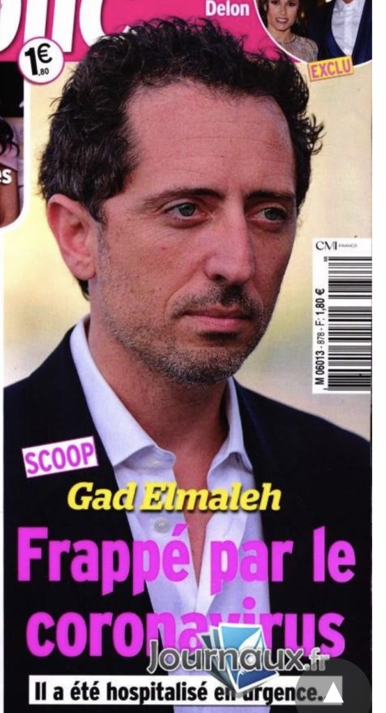 مجلة فرنسية: الكوميدي جاد المالح مصاب بكورونا
