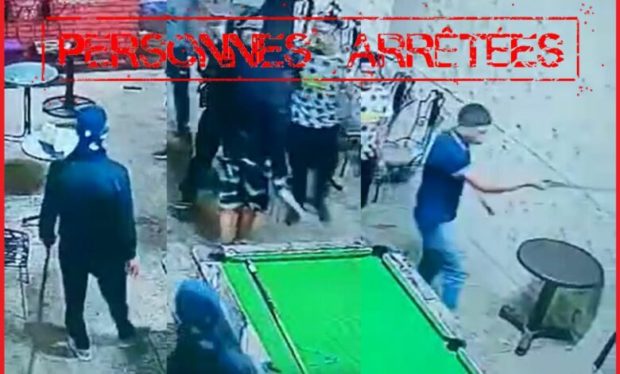 فيديو هجوم على مقهى يطيح بشخصين في فاس