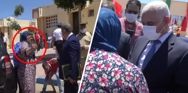بالفيديو من العيون.. مواطنة تعترض موكب وزير الصحة لأسباب إنسانية