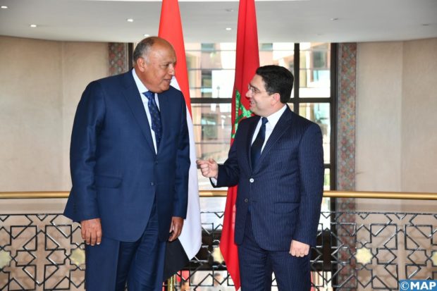 وزير الخارجية المصري: مصر عازمة على تفعيل آلية التشاور السياسي ومنتدى رجال الأعمال مع المغرب