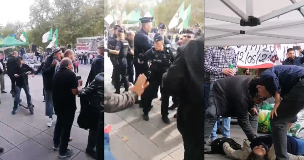 بالفيديو.. الشرطة الفرنسية “تعتدي” على نشطاء جزائريين في “ساحة الجمهورية”