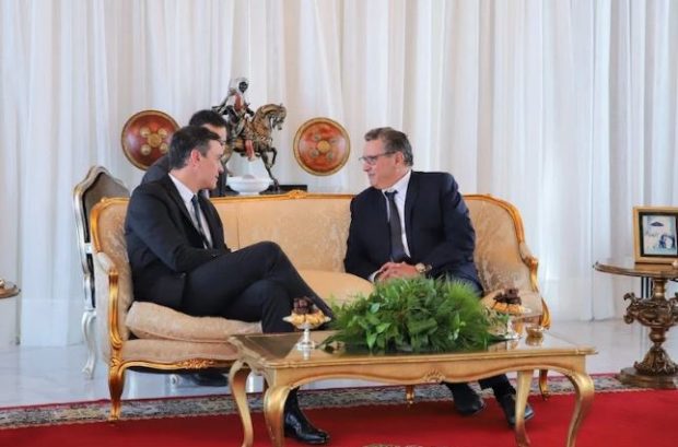 في ثاني أيام زيارته إلى المغرب.. أخنوش يتباحث مع رئيس حكومة إسبانيا