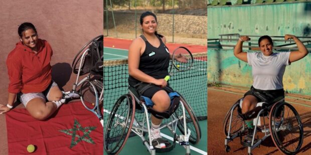 عضة كلب حولت حياتها للأبد.. نجوى عوان مغربية تحدت إعاقتها وأصبحت بطلة في التنس
