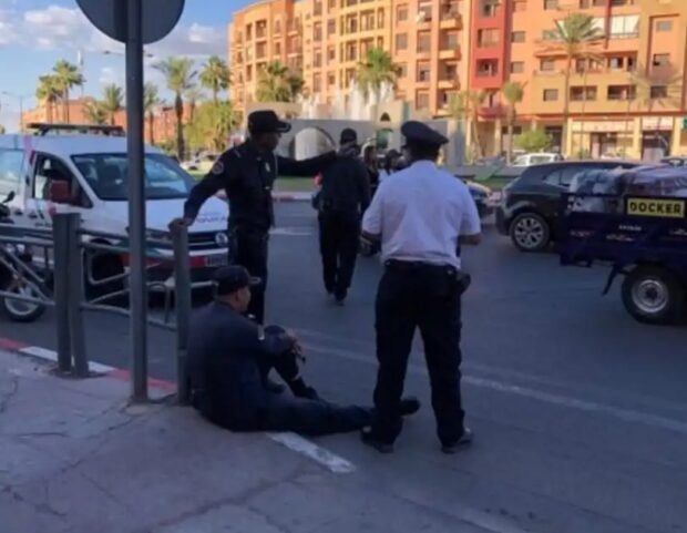 مراكش.. الاعتداء على شرطي وسط الشارع العام