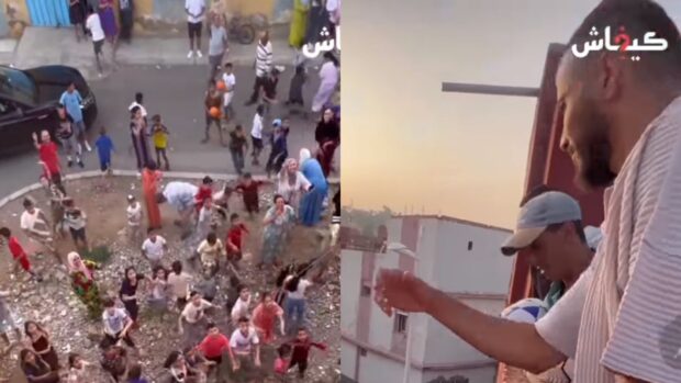 فرّق الكرات على أطفال من فوق السطح.. سايس يقسم مغاربة الفايس بوك! (صور وفيديو)