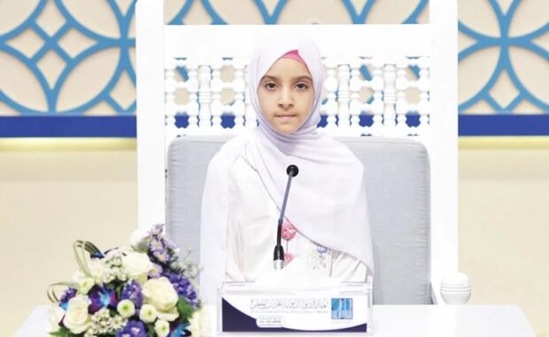 أصغر مشاركة.. الطفلة هجر المرابط تتألق في مسابقة دولية للقرآن في دبي