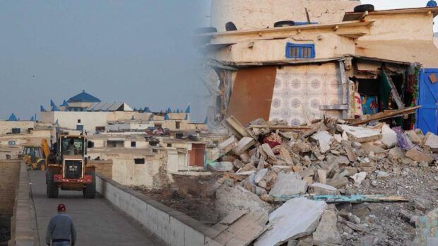 الطراكس ما خلّا والو فديور الشوافات.. تفاصيل هدم البيوت المحيطة بضريح سيدي عبد الرحمان (صور)