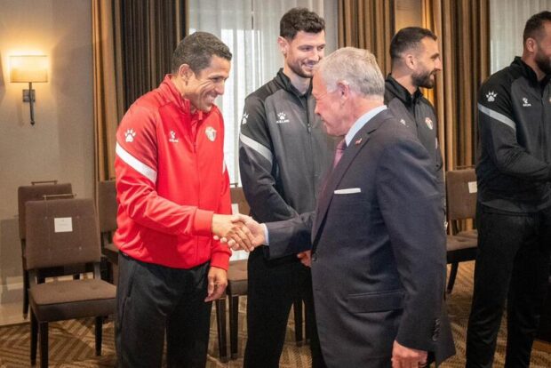 بعد الوصول لنهائي كأس آسيا. ملك الأردن يوجه طلبا خاصا لعموتة