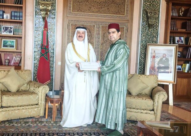 حاملا رسالة خطية إلى جلالة الملك من العاهل البحريني.. بوريطة يستقبل سفير مملكة البحرين