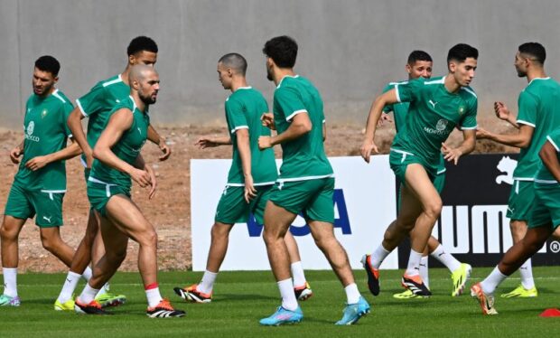 قبل التوجه إلى فرانسفيل.. حصة تدريبية صباحية للأسود